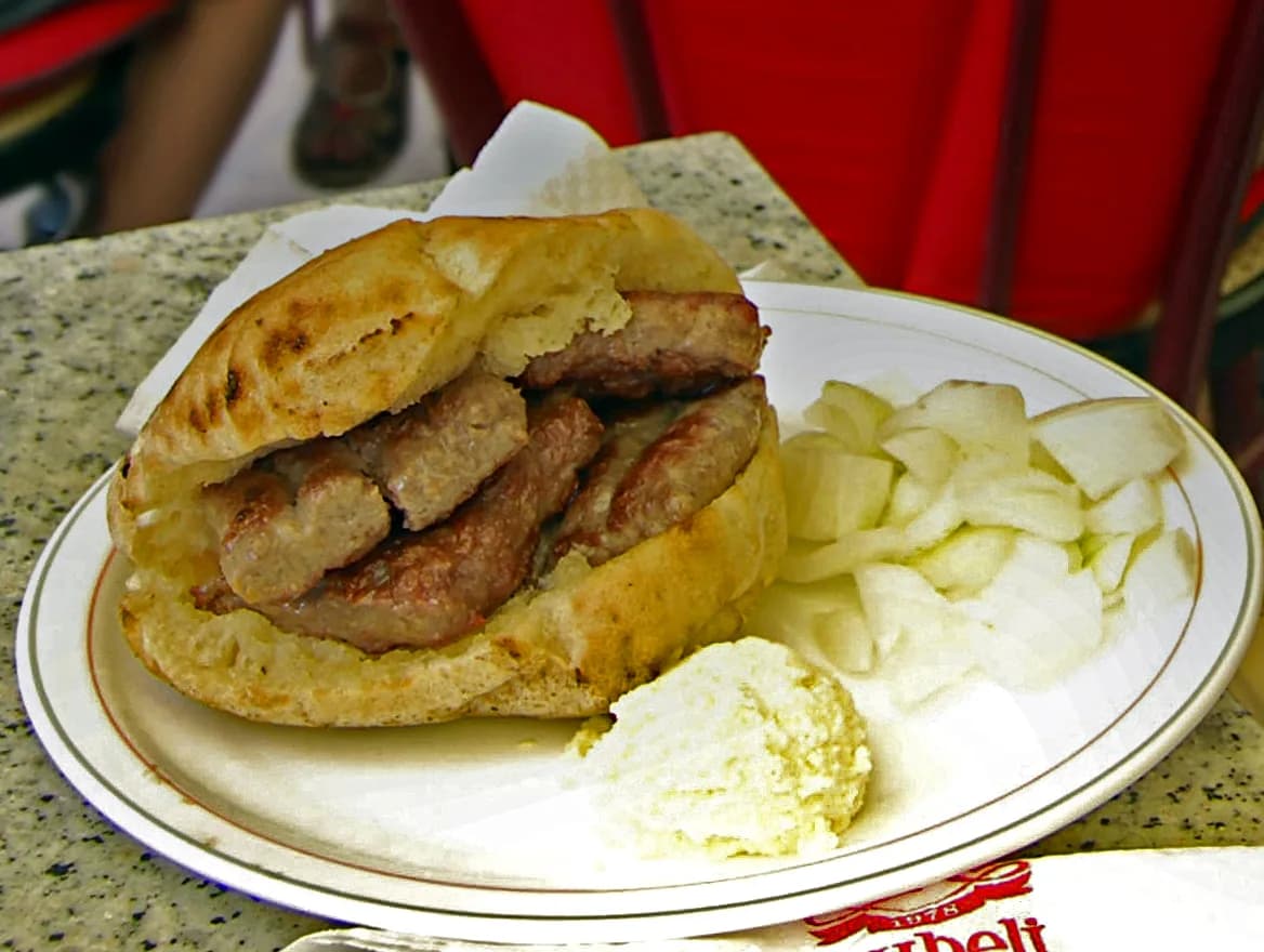 Lepinja: The Balkan Flatbread Served With Ćevapi