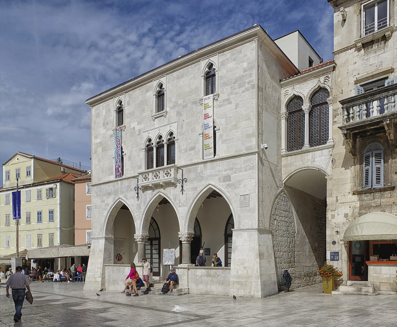 The Old Town Hall on Narodni trg, Split.