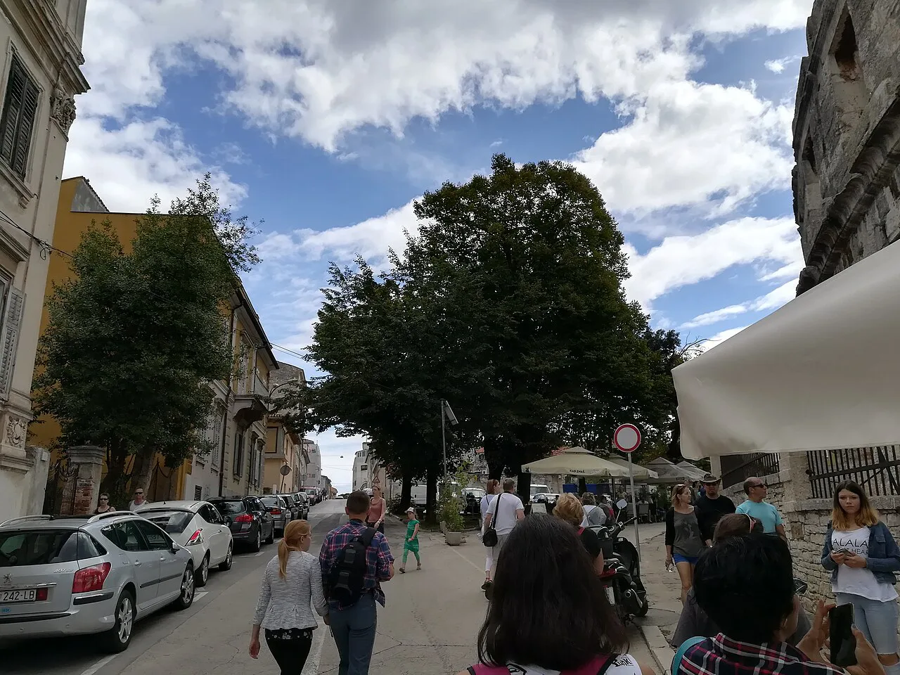 A street in Pula.
