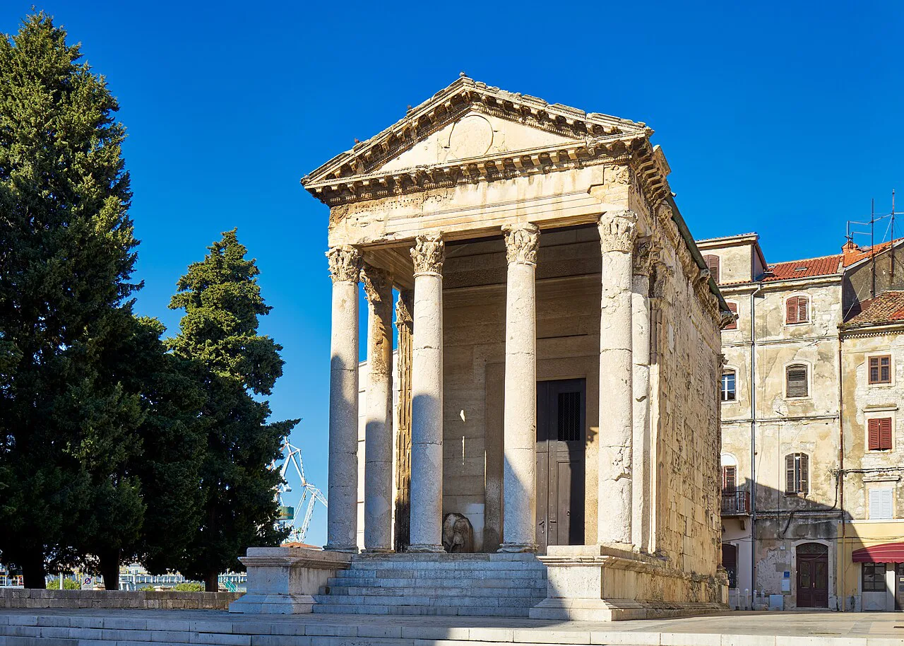 The Temple of Augustus, Pula.