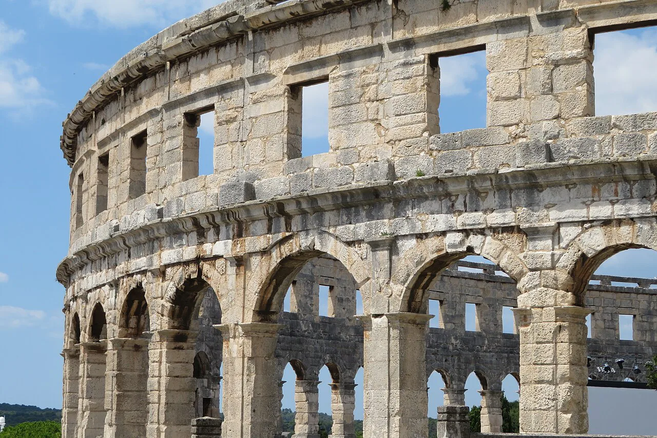 The Roman amphitheatre, Pula.