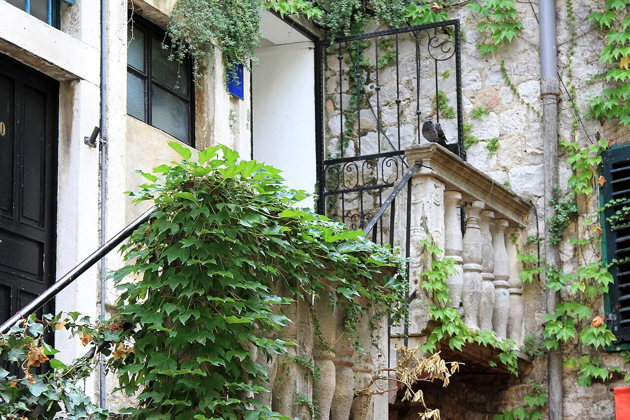 Balconies in Split old town.