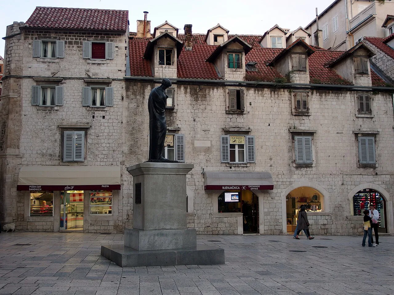A square in Split's old town.