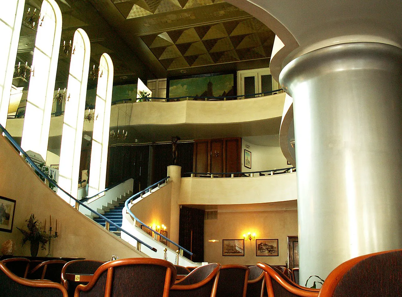 Inside Gradska kavana, Zagreb.