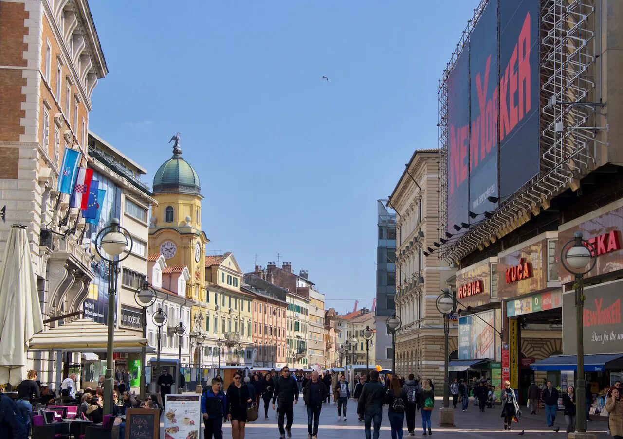 The Korzo promenade, Rijeka.