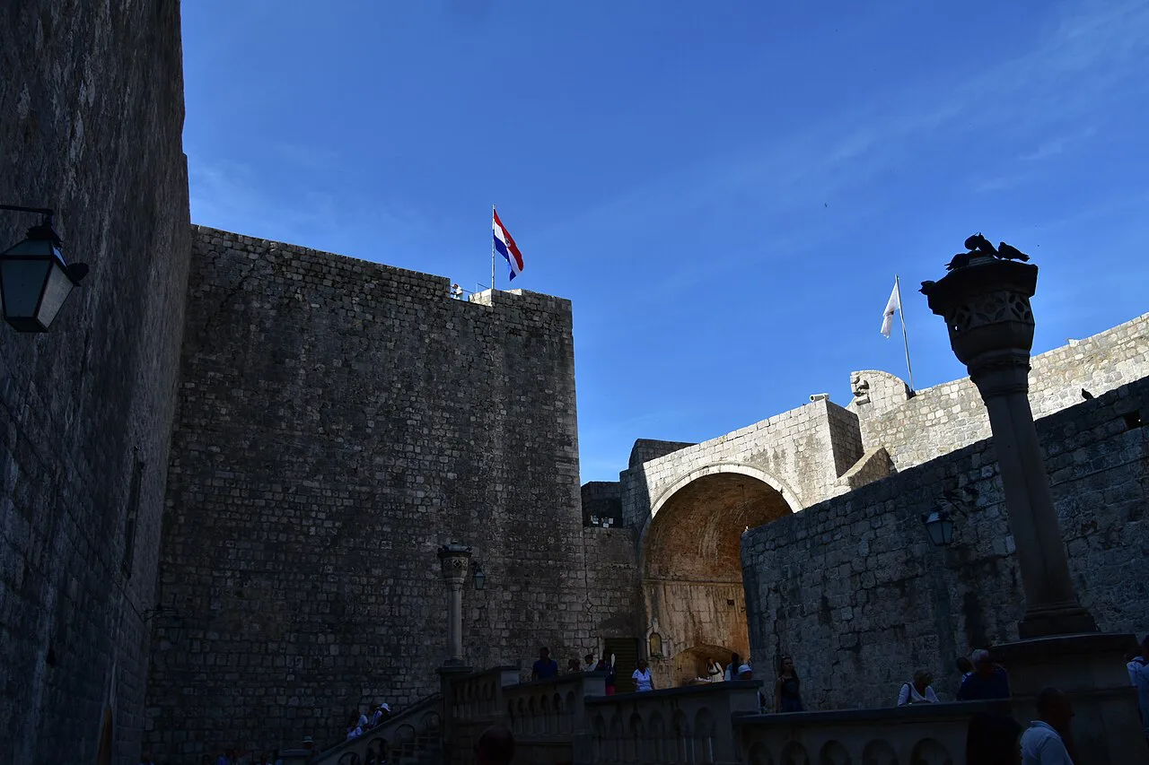 Inside Pile Gate, Dubrovnik.