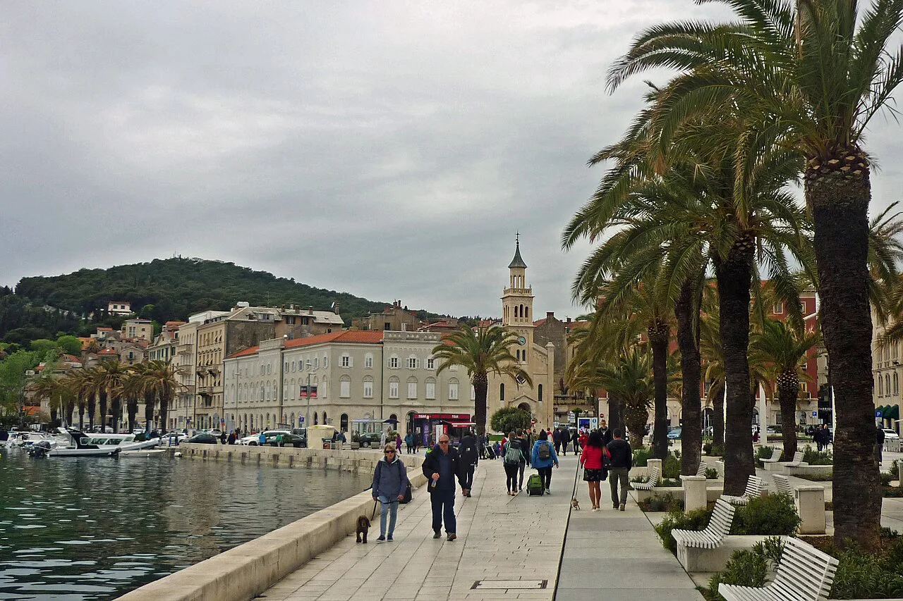 The Riva promenade and harbour, Split.