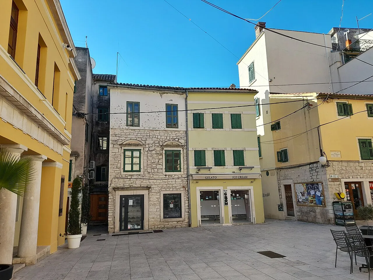 A square in Šibenik's old town.