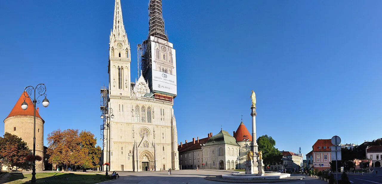 Cathedral Square, Zagreb.