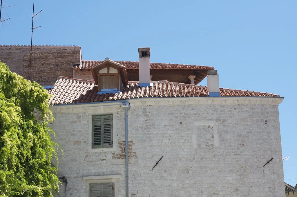 A stone house in Šibenik's old town.