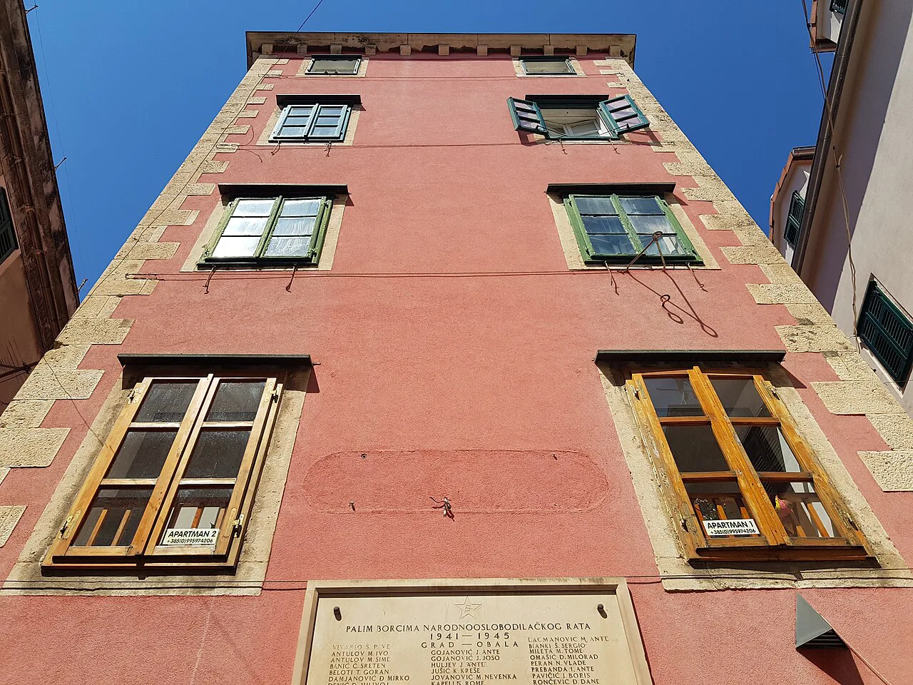 A town house in Šibenik's old town.