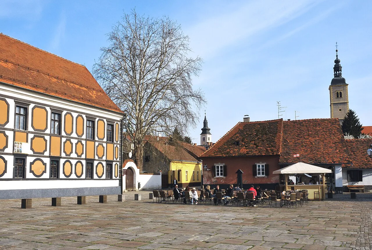 Miljenko Stančić Square, Varaždin.