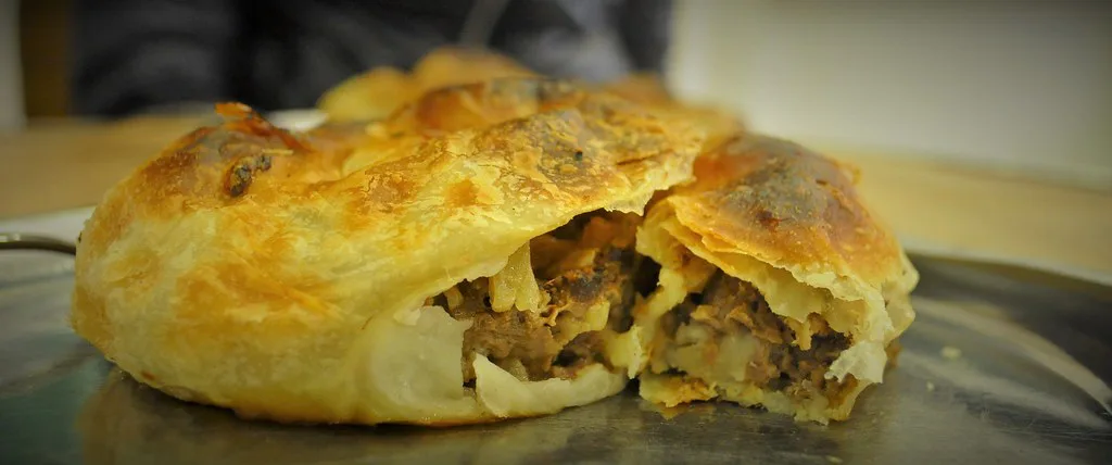 A meat-filled burek.