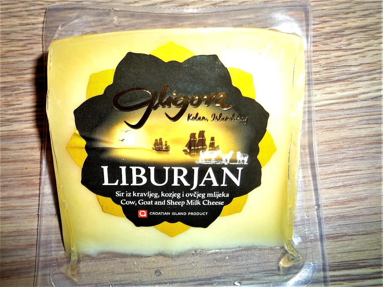 Liburjan, a mixed-milk cheese from the island of Pag.