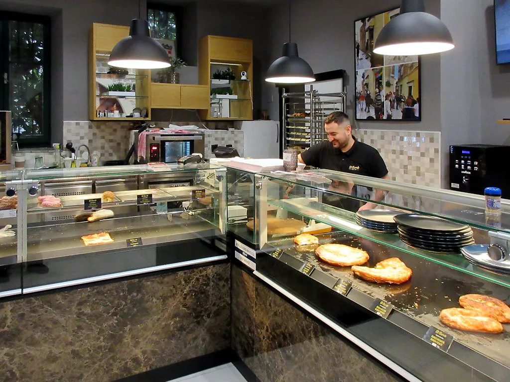 The counter at ST Burek in Split's old town.