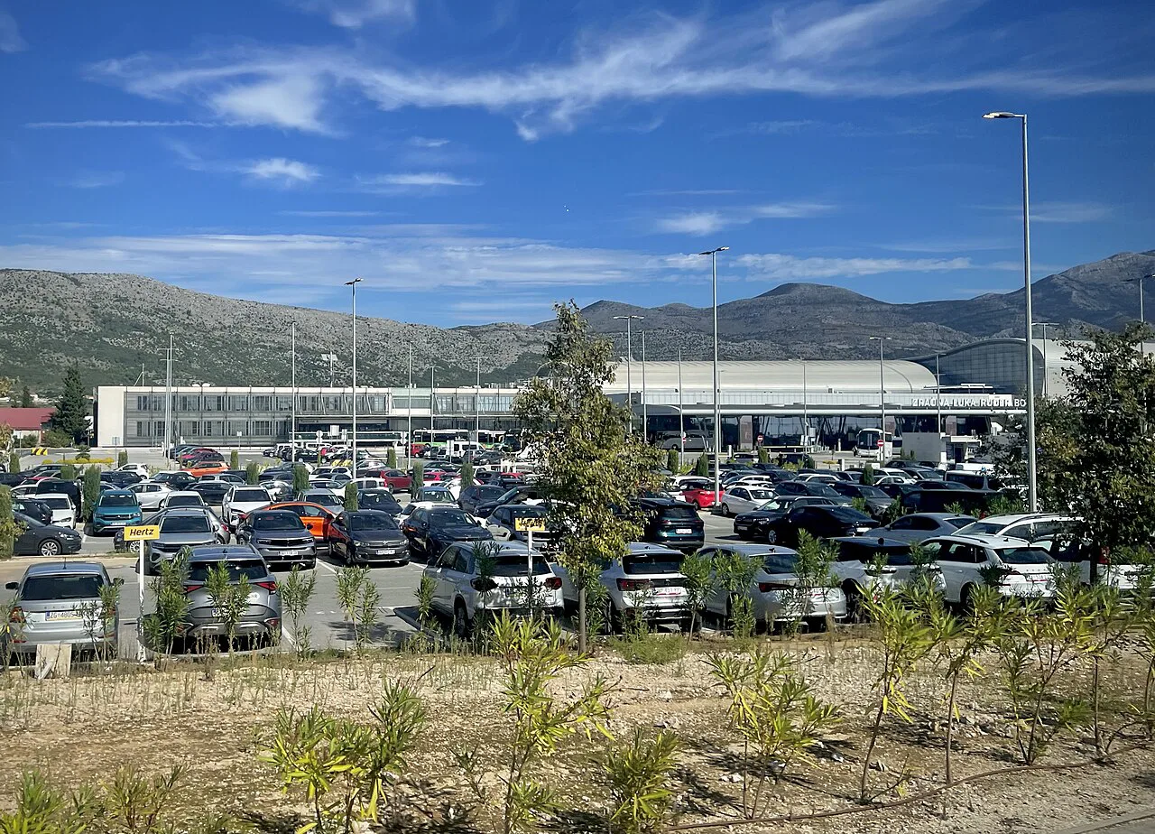 Dubrovnik Airport terminal at Čilipi.