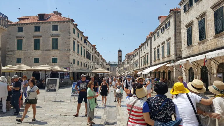 The Stradun in Dubrovnik's old town.