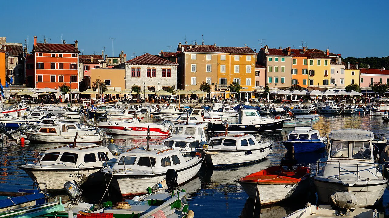 Rovinj harbour.