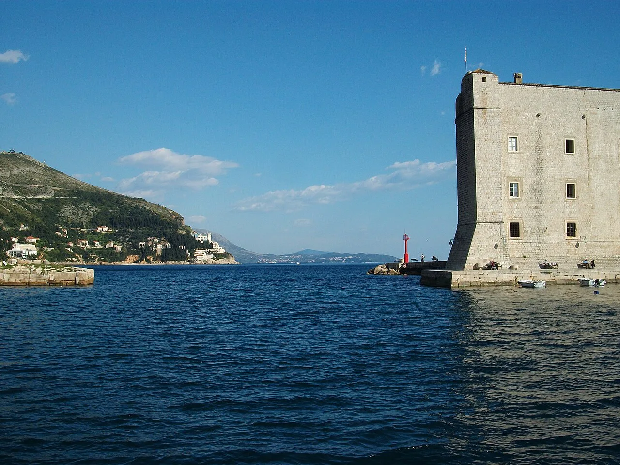 St John's Fortress at the Old Port, Dubrovnik.