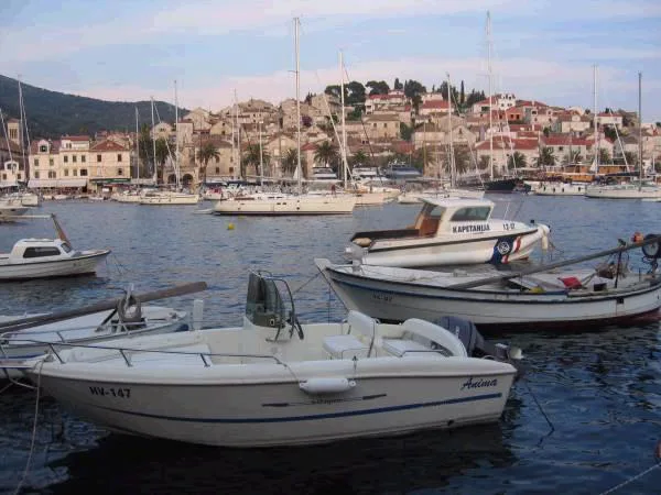 The port of Hvar town.