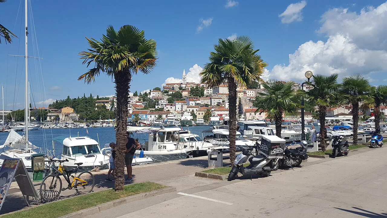 The harbour at Rovinj.