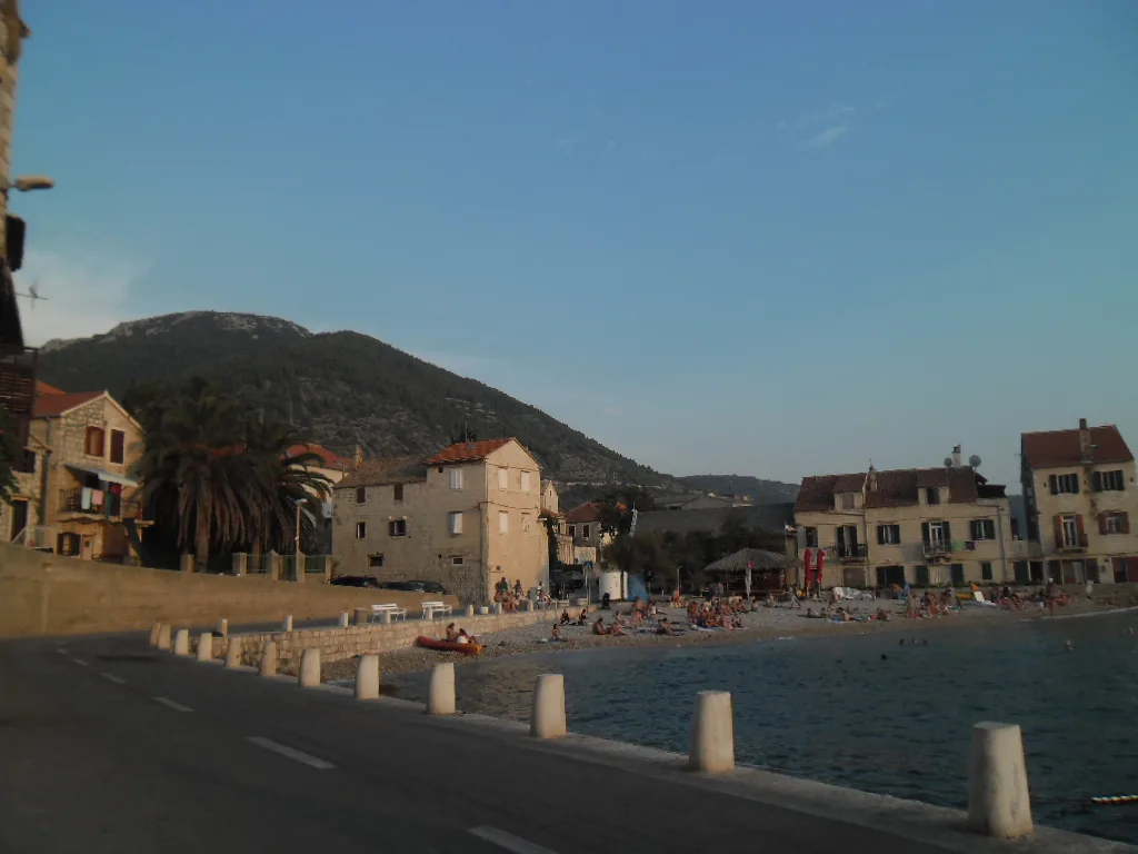 The seafront at Komiža, Vis.