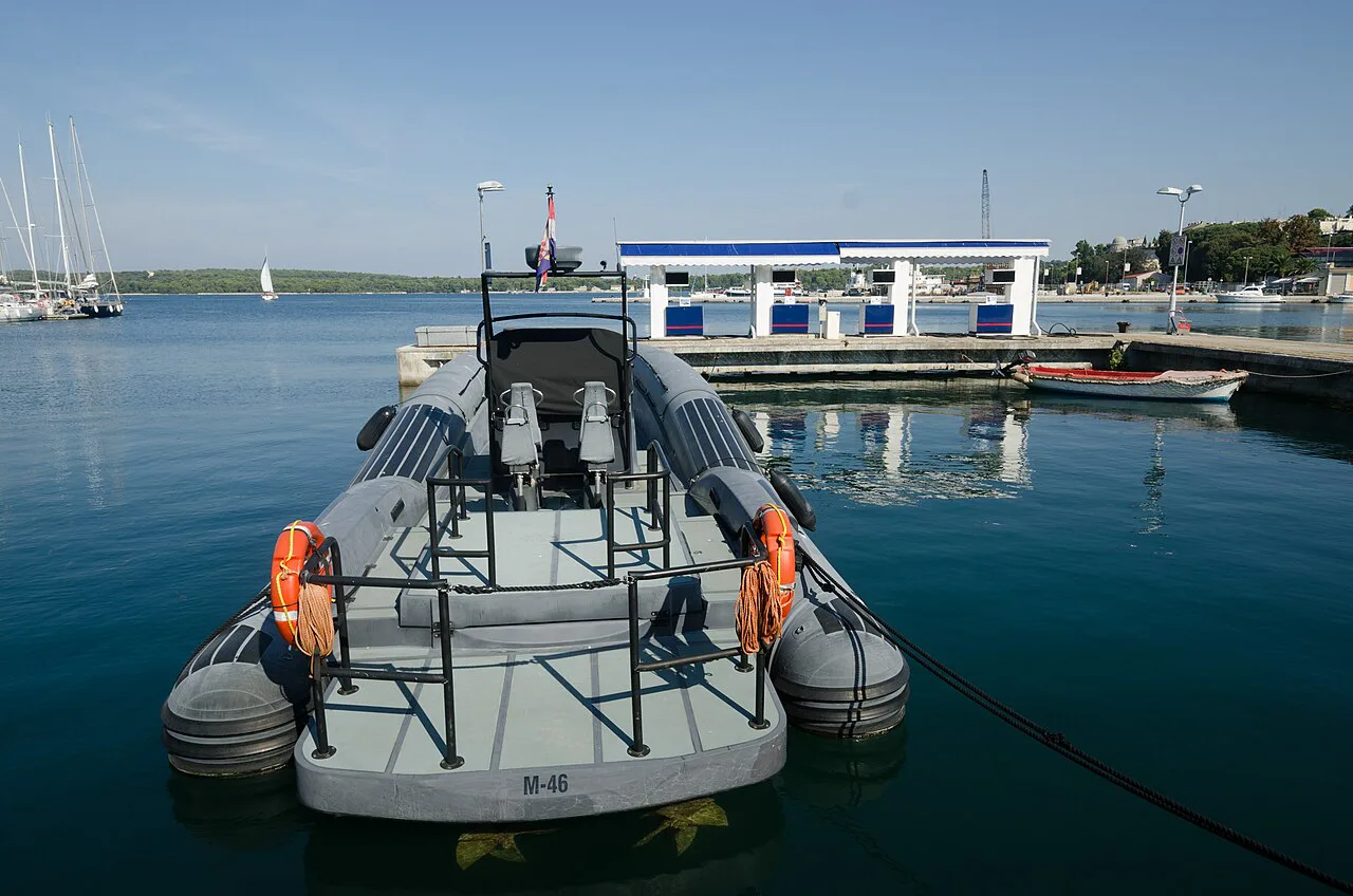 The harbour at Banjole, near Pula.