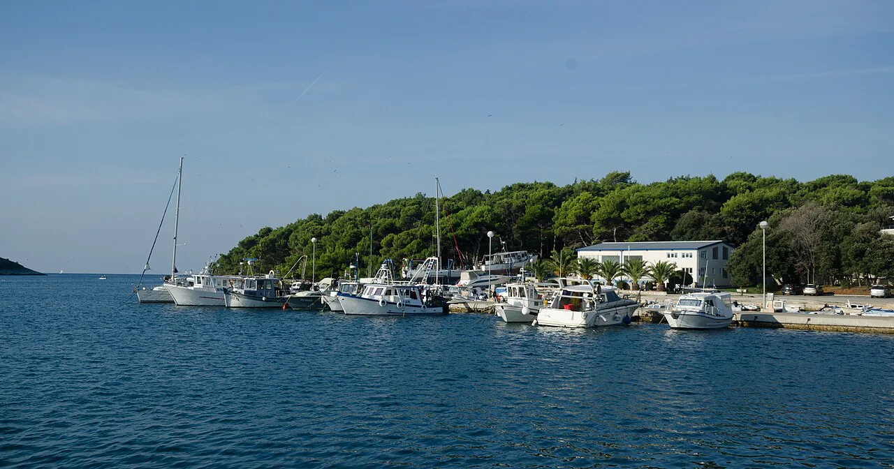 The harbour at Banjole, Istria.
