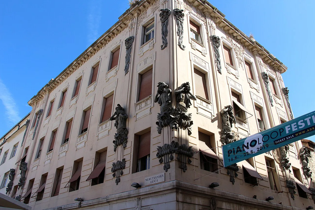 The Secession-style Sulphur Spa building on Marmontova Street, Split.