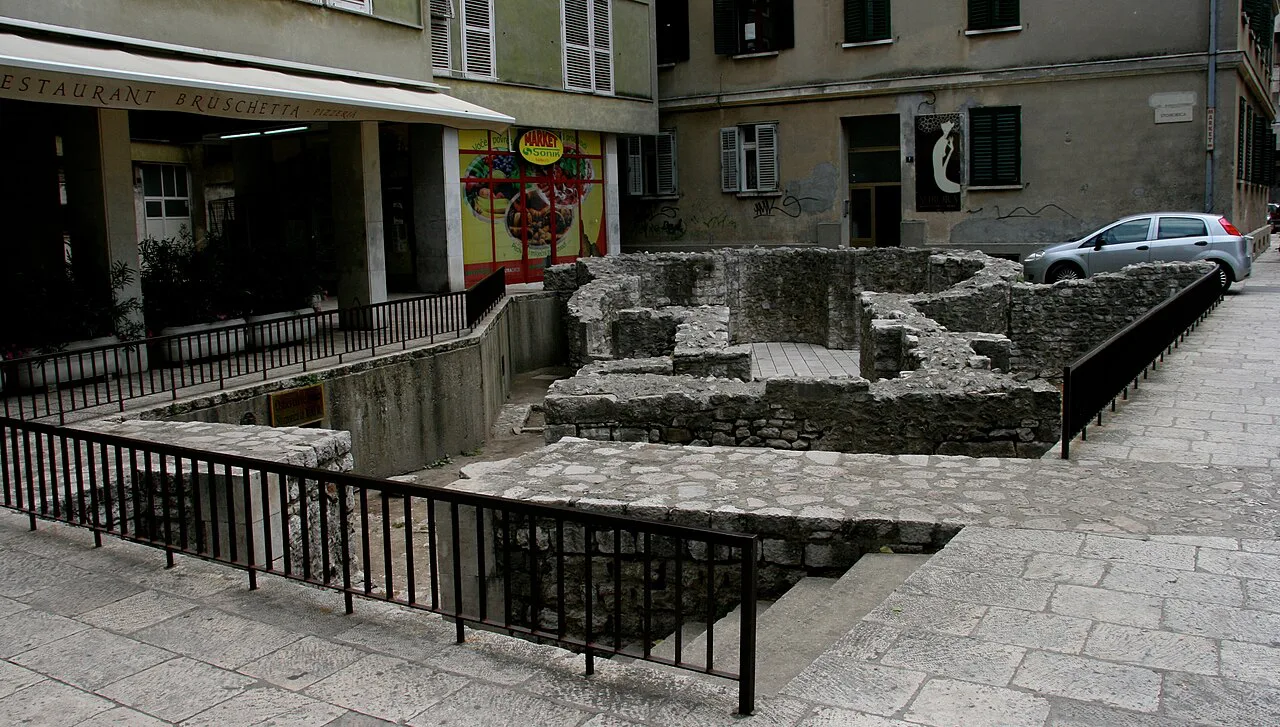 Remains of the 11th-century Stomorica church, Zadar.