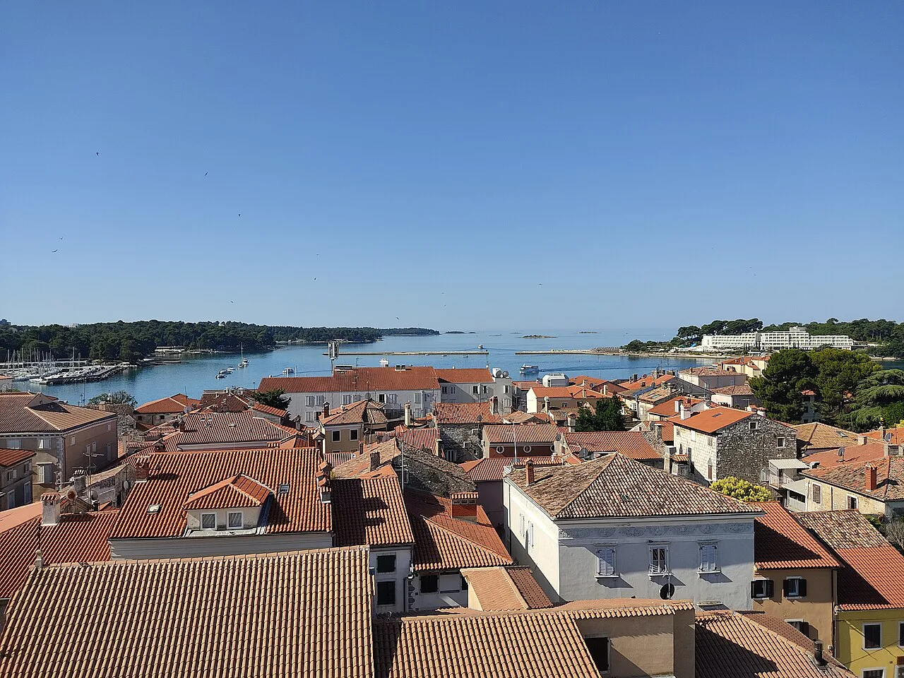 Rooftops of Poreč.