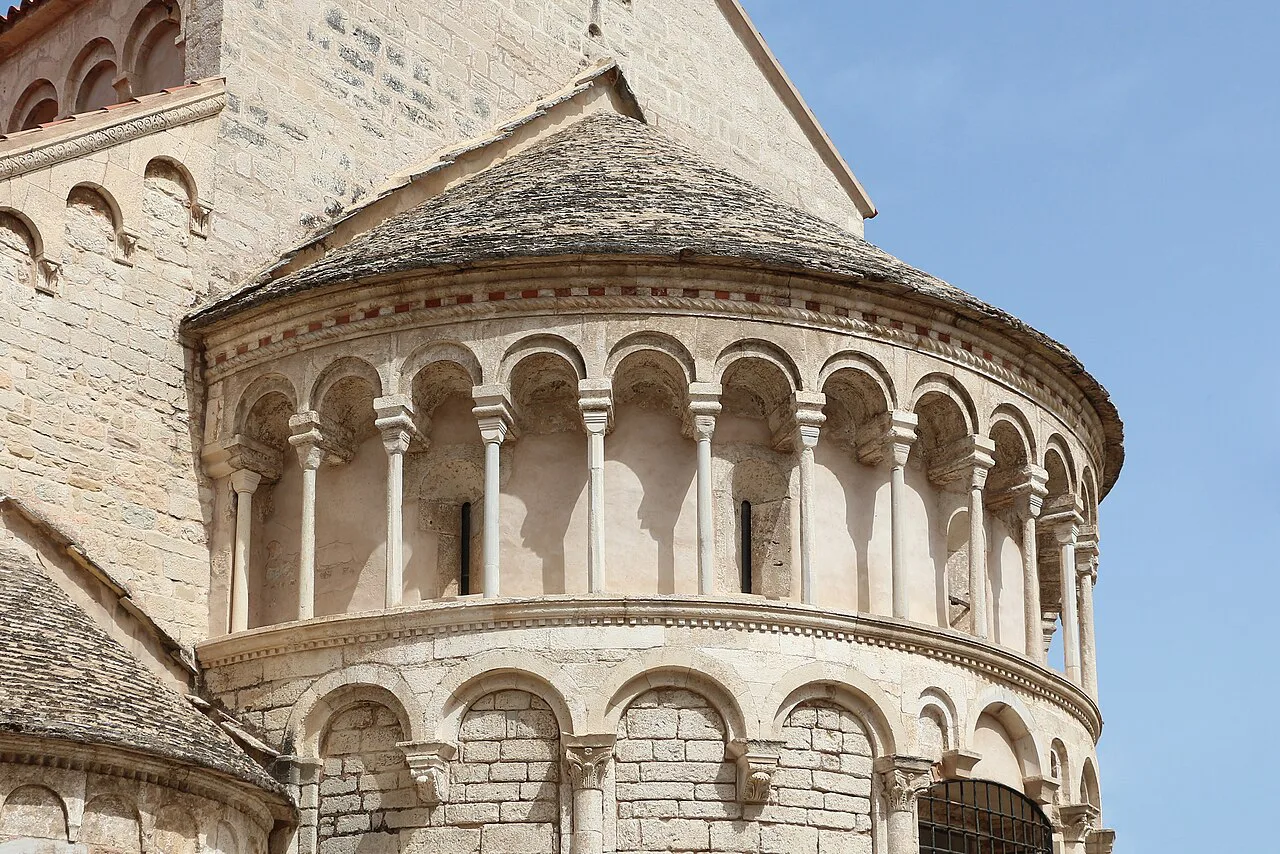 The apse of the Church of St Chrysogonus, Zadar.