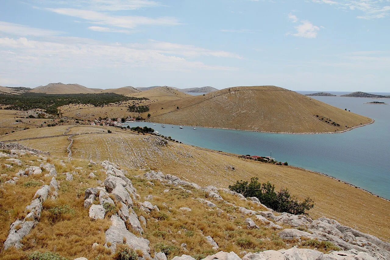 The island of Kornat near Vrulje, Kornati National Park.