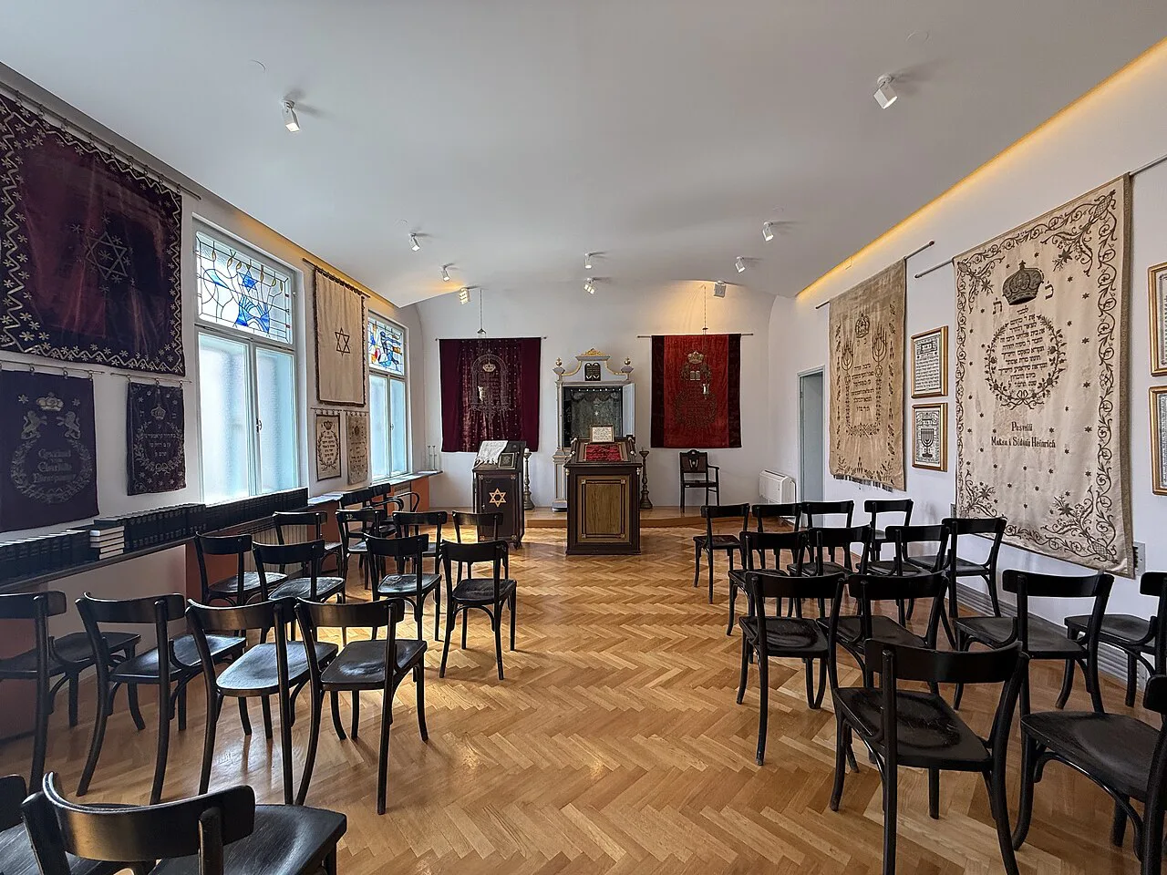 The community hall of the Jewish Community of Zagreb.