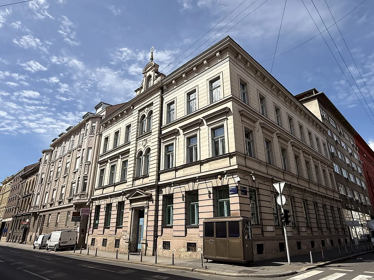 The Jewish Community of Zagreb building, home to its synagogue.