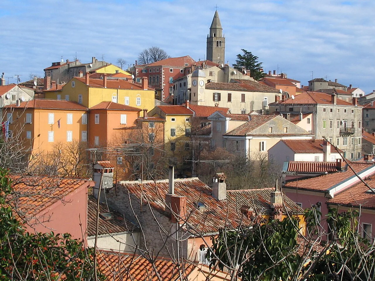 The old town of Labin.