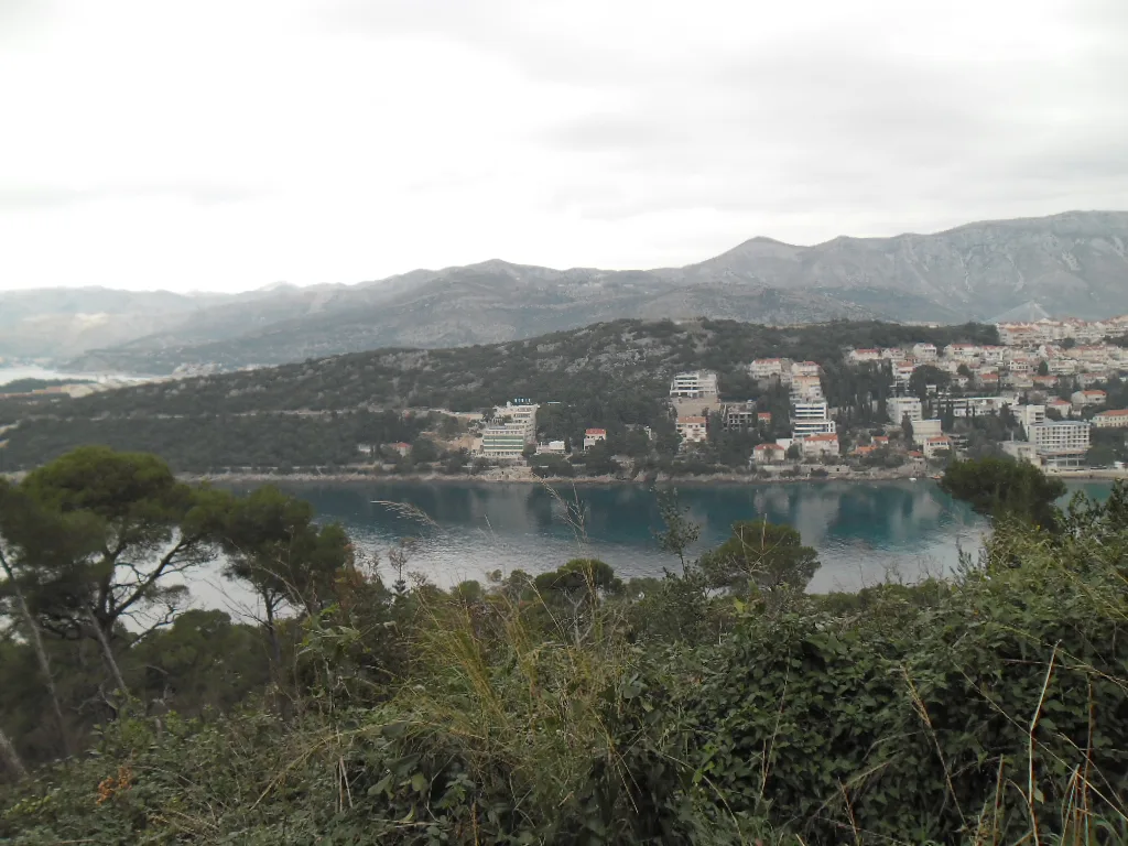 Lapad Bay seen from Petka hill, Dubrovnik.