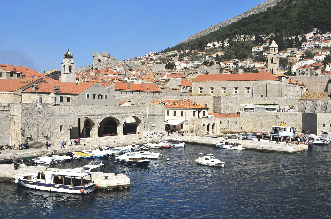 The Old Harbour in Dubrovnik.