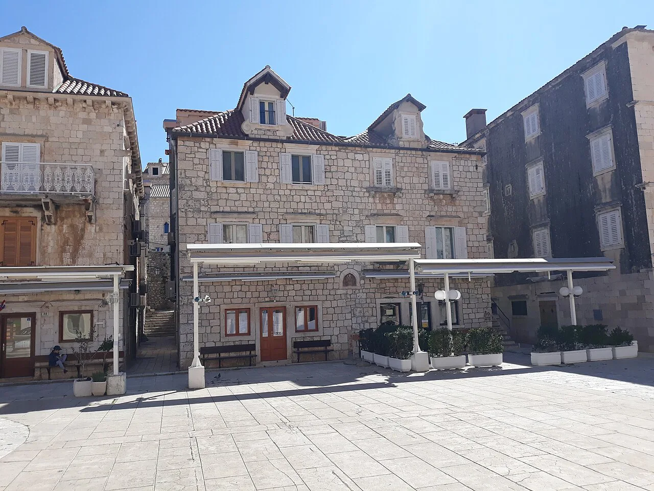St Stephen's Square (Pjaca), Hvar town.