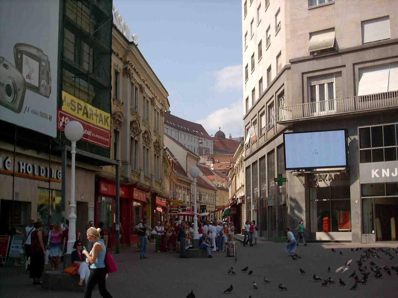 Radićeva Street, off Ban Jelačić Square, Zagreb.