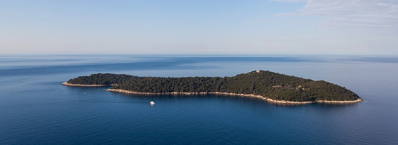 Lokrum island off Dubrovnik.