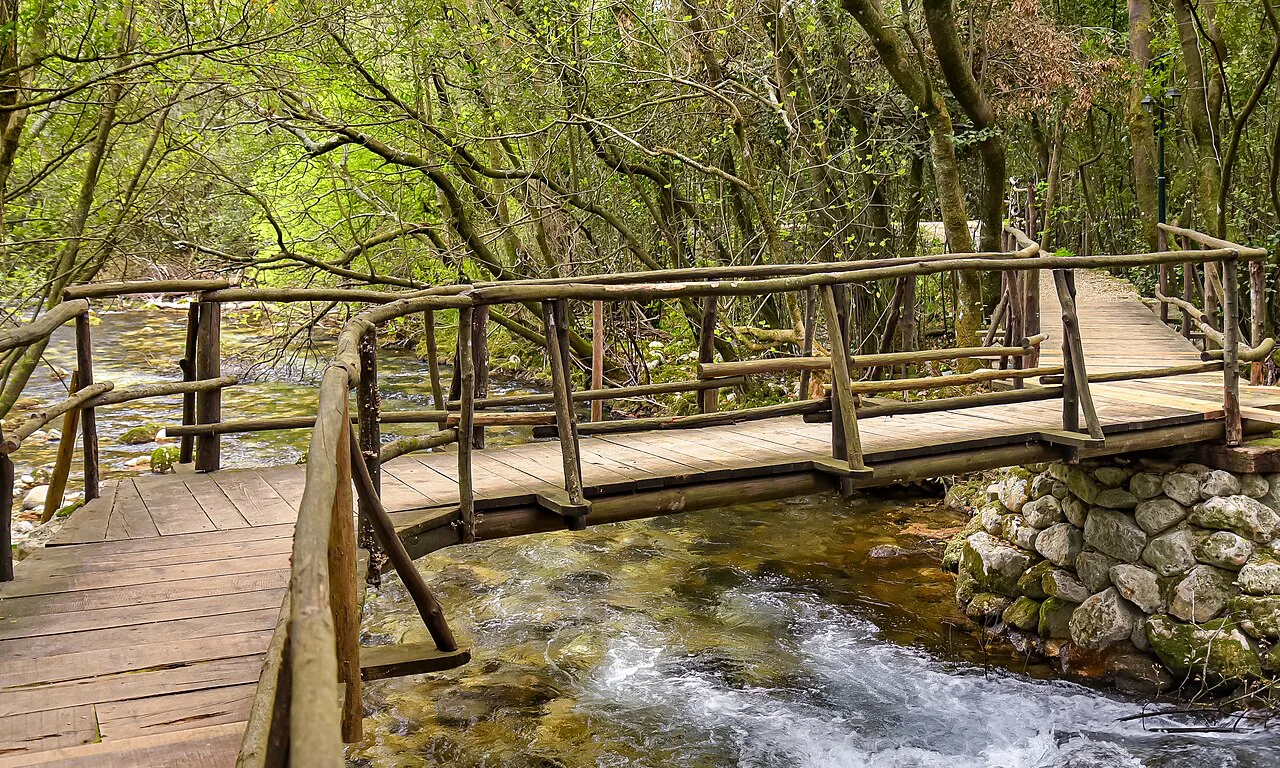 The Ljuta river at Konavoski Dvori, Konavle.