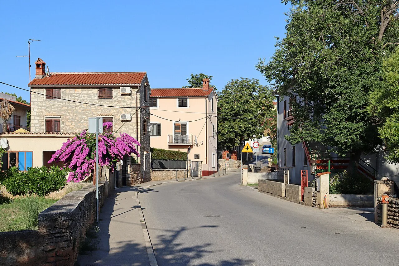 A street in Medulin.