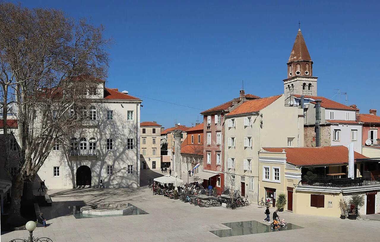 Petar Zoranić Square, Zadar.