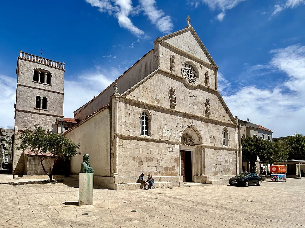 The Church of the Assumption in Pag town.