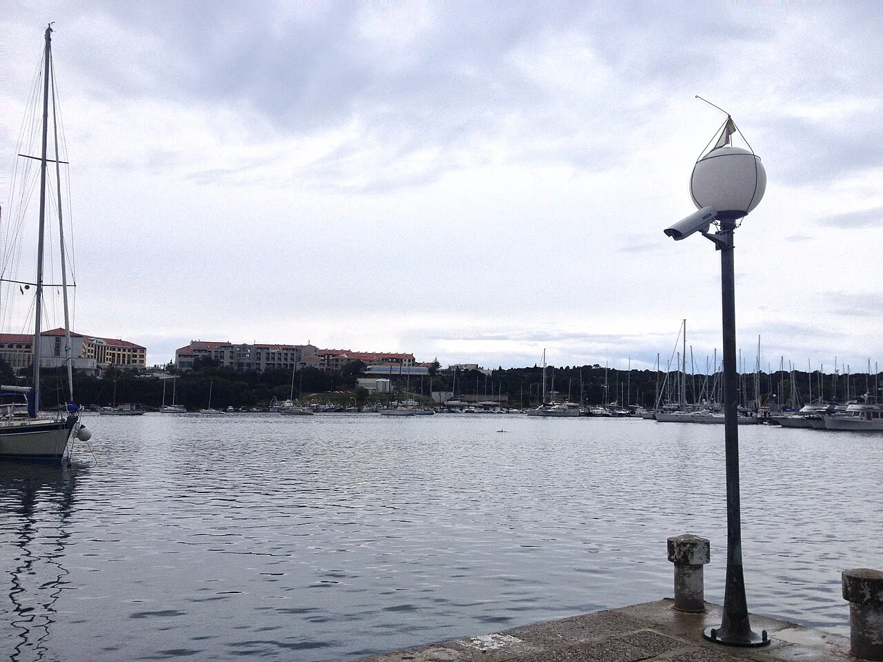 The harbour in Pula.