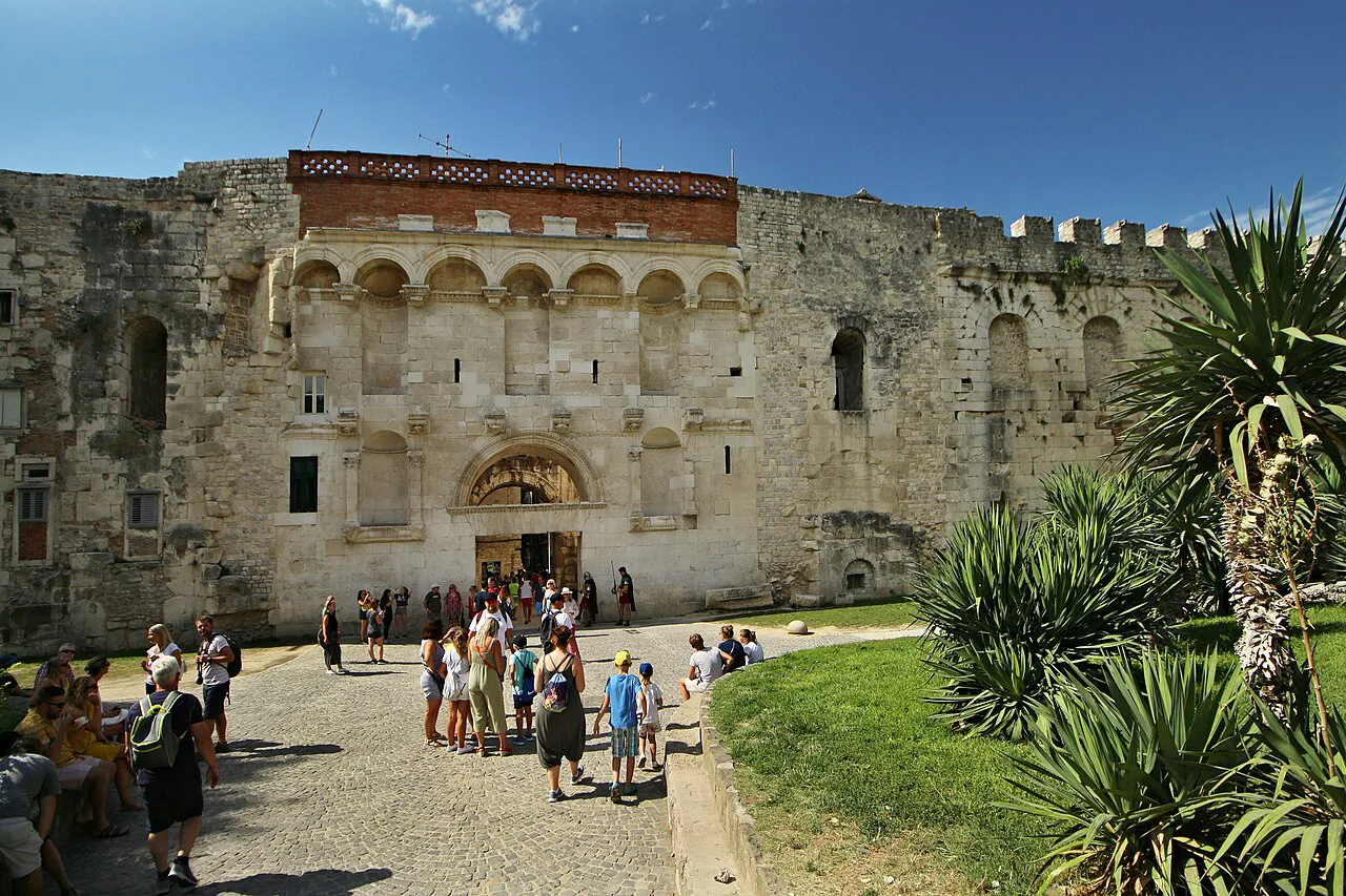 The Golden Gate of Diocletian's Palace, Split.