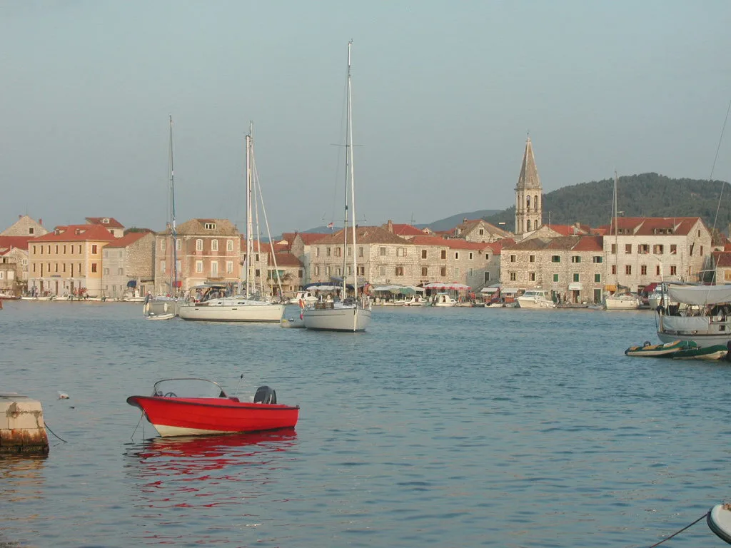 Boats moored in Stari Grad, Hvar island.