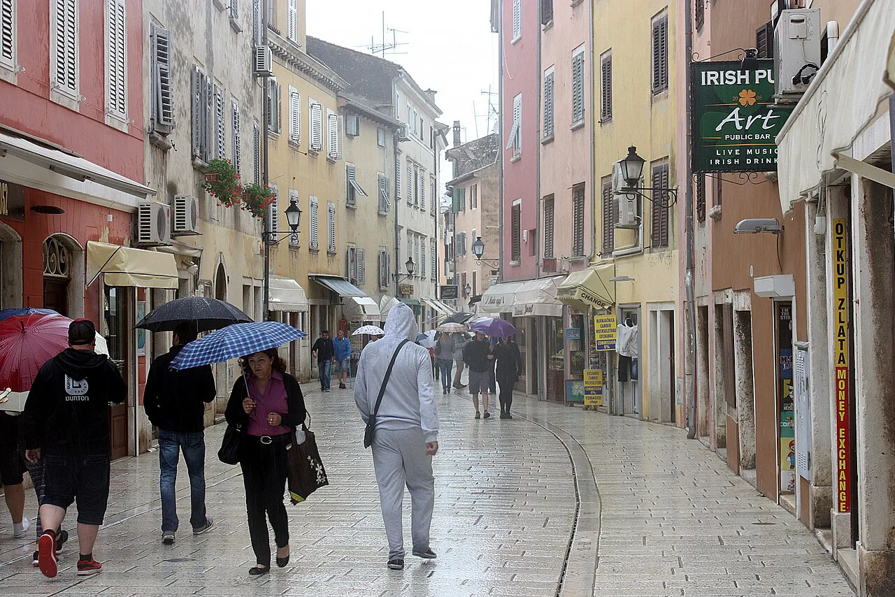 Carera Street in Rovinj's old town.
