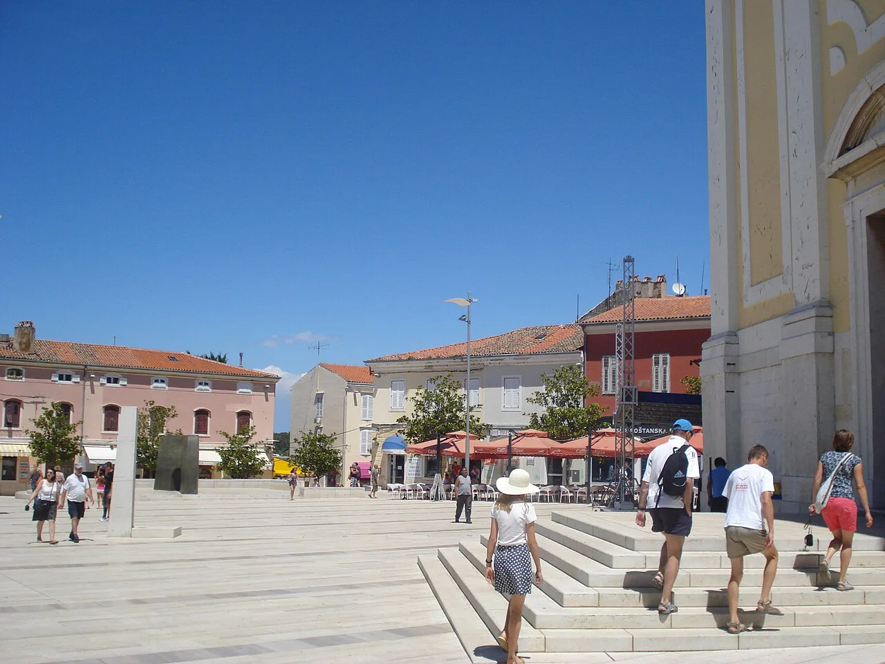 Trg slobode, Poreč.